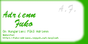 adrienn fuko business card